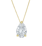 Classic Pear Solitaire Pendant