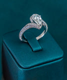 Ameera Pear Twist Ring